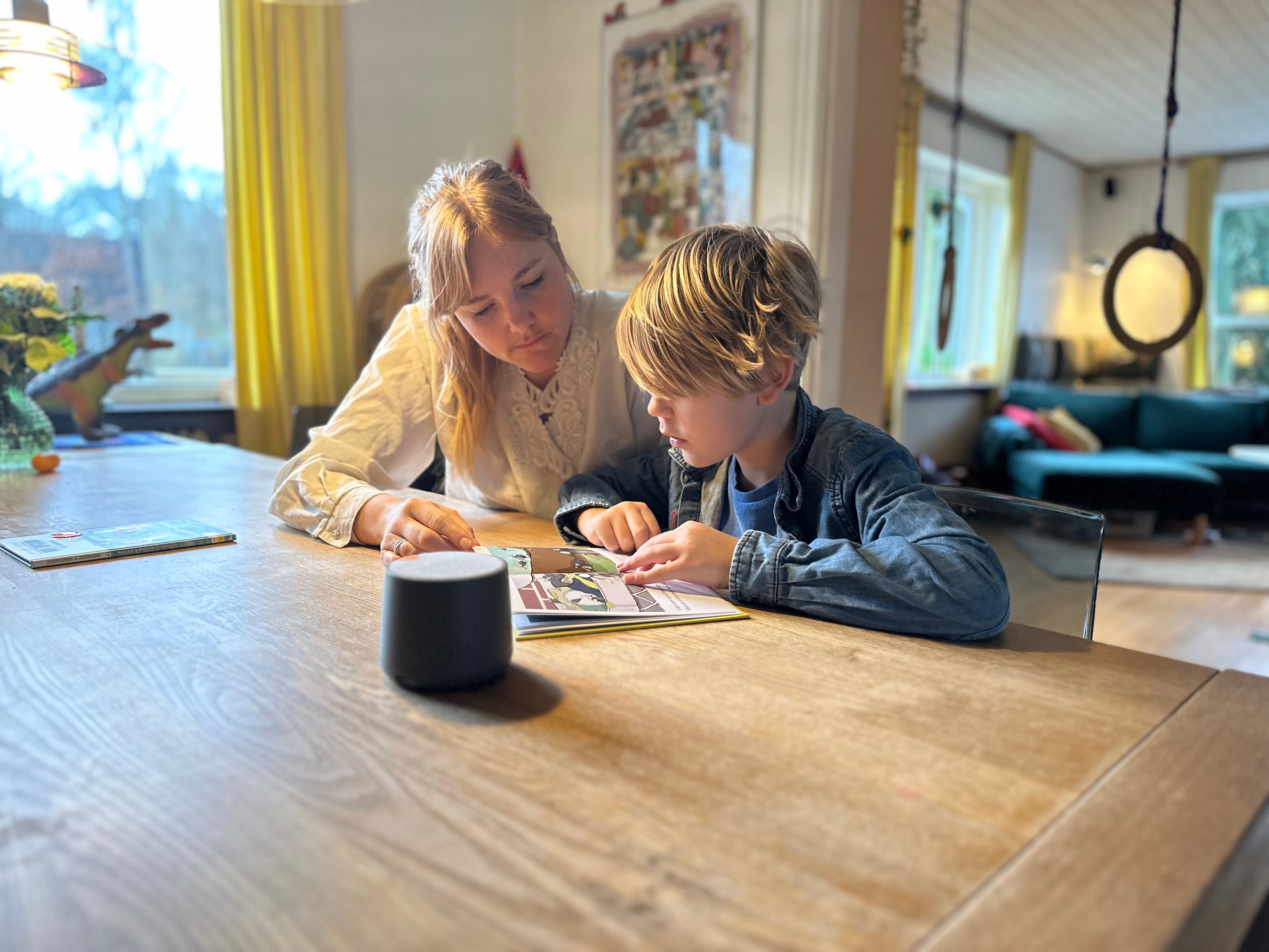 Sådan satte TUK gang i læselysten hos Sofies søn Anker